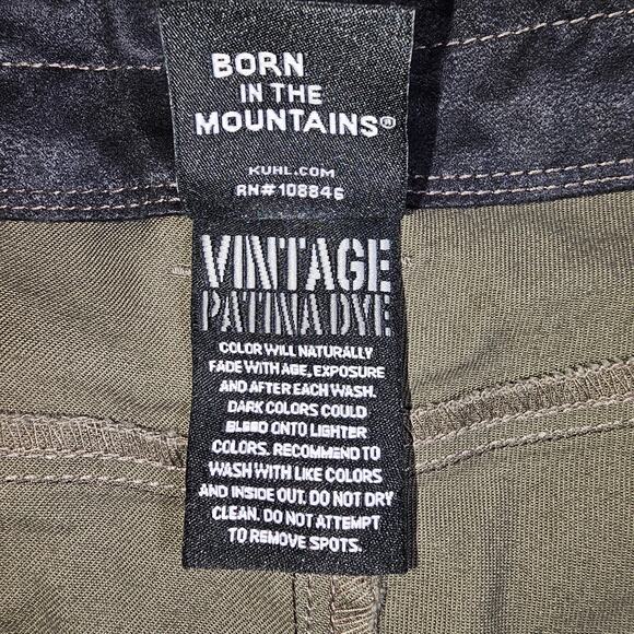 Kuhl Men's Vintage PatinaDye Outdoor Relaxed Brown Performance Pants 40x30 - Picture 7 of 14